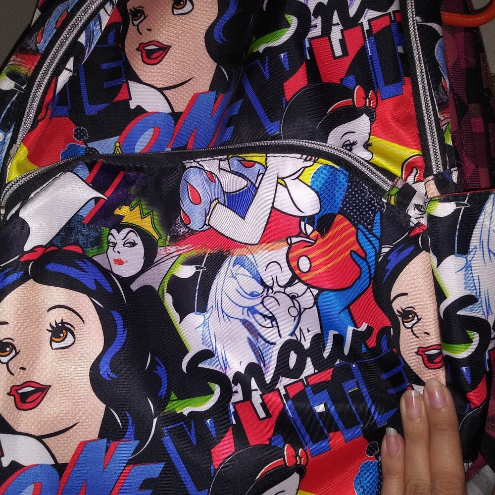 Snow white backpack